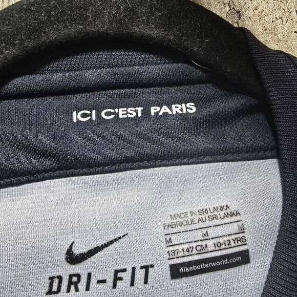 NIKE PSG HOME FOOTBALL SHIRT #10 ZLATAN IBRAHIMOVIC 2015-16 YOUTH - Picture 7 of 8